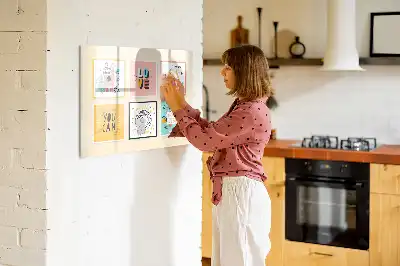 Magnetisk tavla med penna med motiverande citat