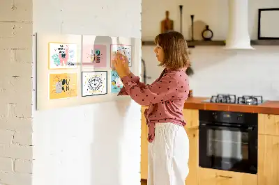 Magnetisk tavla med penna med motiverande citat
