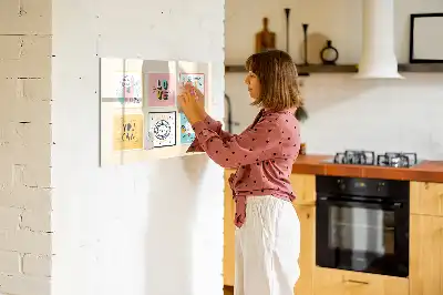 Magnetisk tavla med penna med motiverande citat