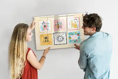 Magnetisk tavla med penna med motiverande citat