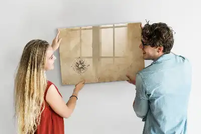 Magnetisk rittavla med kompassmotiv
