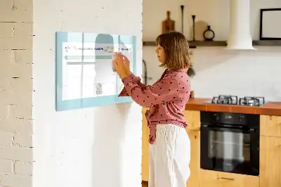 Måltidsplanerare magnetisk tavla med penna