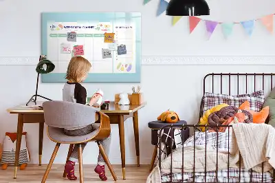 Måltidsplanerare magnetisk tavla med penna