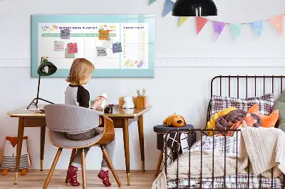 Måltidsplanerare magnetisk tavla med penna