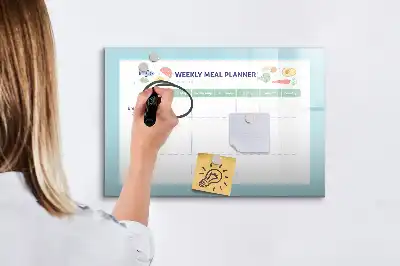 Magnetisk rittavla för måltidsplanering
