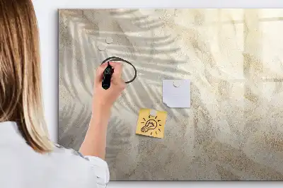 Magnetisk rittavla skugga i sanden