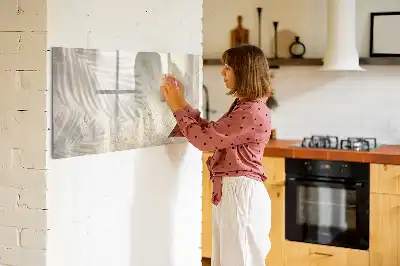 Magnetisk rittavla skugga i sanden