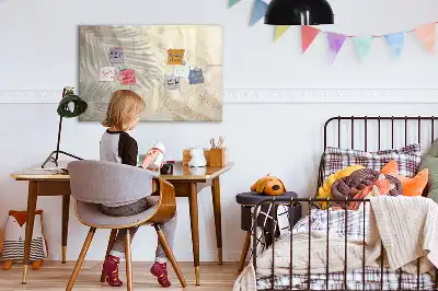 Magnetisk rittavla skugga i sanden