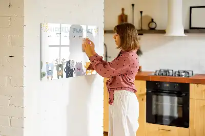 Magnetisk rittavla veckoplanerare för barn