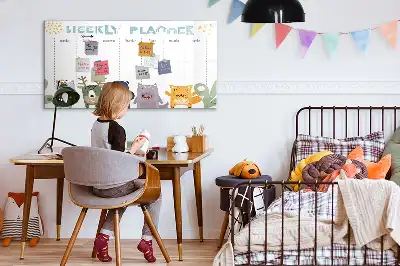 Magnetisk rittavla veckoplanerare för barn