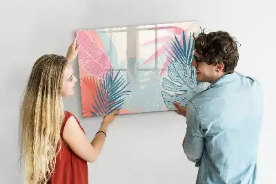 Magnetisk skrivtavla med penna i pastellutförande