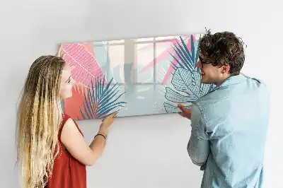 Magnetisk skrivtavla med penna i pastellutförande