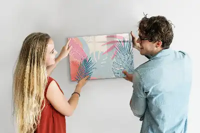 Magnetisk skrivtavla med penna i pastellutförande