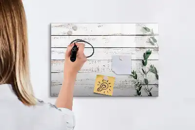 Magnetisk rittavla i trä