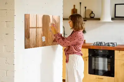 Magnetisk rittavla i trä