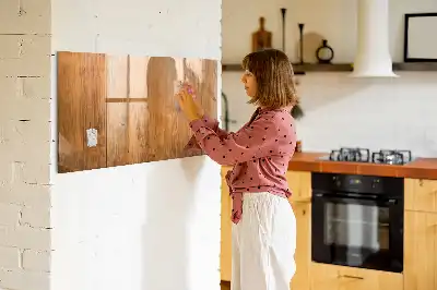 Magnetisk rittavla i trä
