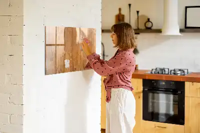 Magnetisk rittavla i trä