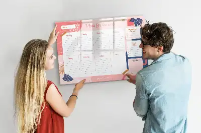 Veckoplanerare magnetisk rittavla
