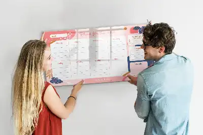 Veckoplanerare magnetisk rittavla