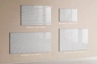 Magnetisk tavla med penna motiv av träpaneler