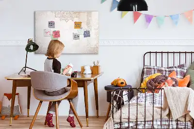 Magnetisk tavla med penna dekorativt mönster