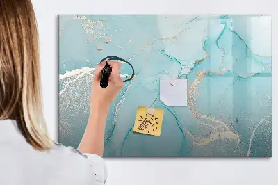 Magnetisk rittavla med dekorativt marmormönster