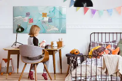 Magnetisk rittavla med dekorativt marmormönster