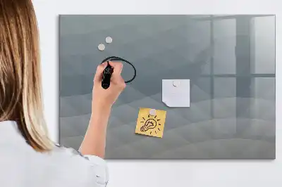 Magnetisk tavla med penna vågmönster