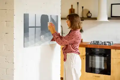 Magnetisk tavla med penna vågmönster