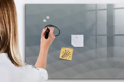 Magnetisk tavla med penna vågmönster