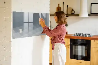 Magnetisk tavla med penna vågmönster