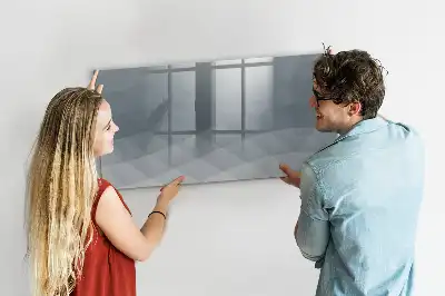 Magnetisk tavla med penna vågmönster