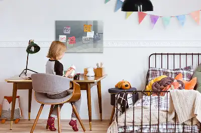 Magnetisk tavla med penna vågmönster