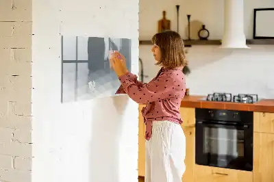 Magnetisk tavla med penna vågmönster
