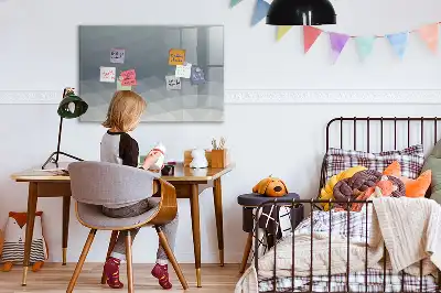 Magnetisk tavla med penna vågmönster