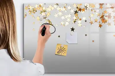 Magnetisk tavla med penna stjärnmönster