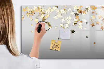 Magnetisk tavla med penna stjärnmönster