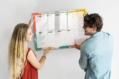 Magnetisk rittavla enkel veckoplanerare