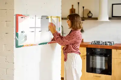 Magnetisk rittavla enkel veckoplanerare