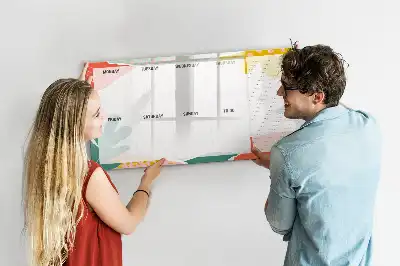 Magnetisk rittavla enkel veckoplanerare