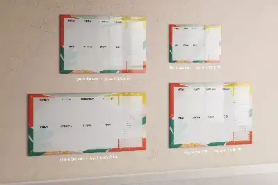 Magnetisk rittavla enkel veckoplanerare