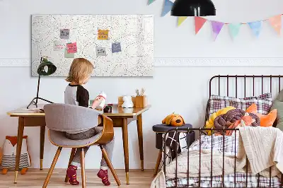 Magnetisk tavla med penna motiv stänkabstraktion