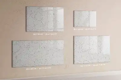 Magnetisk tavla med penna motiv stänkabstraktion