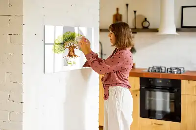 Magnetisk rittavla med motiv av släktträd