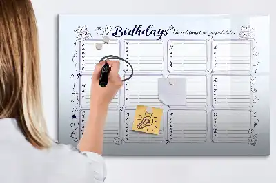 Magnetisk rittavla som födelsedagskort