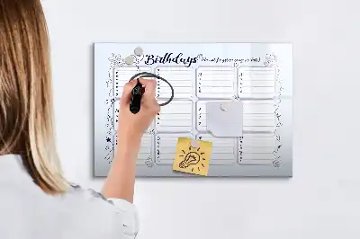 Magnetisk rittavla som födelsedagskort