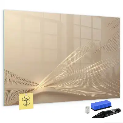 Magnetisk tavla med penna abstrakt ljusmotiv