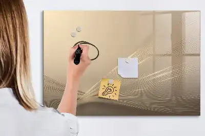 Magnetisk tavla med penna abstrakt ljusmotiv