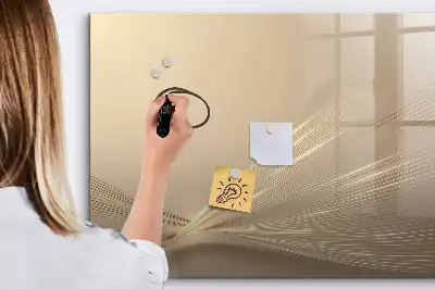 Magnetisk tavla med penna abstrakt ljusmotiv
