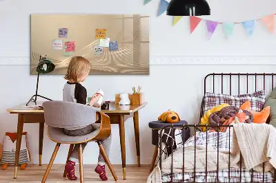 Magnetisk tavla med penna abstrakt ljusmotiv